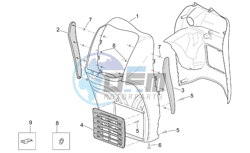 Front body - Front shield