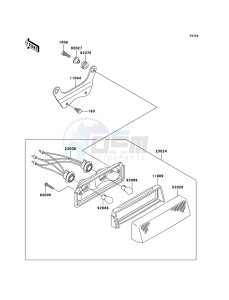 KLF300 KLF300-B18 EU GB drawing Taillight(s)