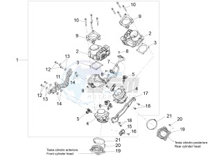 ETV Caponord 1200 drawing Throttle body