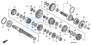 CB1300SA9 France - (F / ABS BCT CMF MME TWO) drawing TRANSMISSION