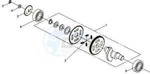 QUADRAIDER 600 drawing BALANCE SHAFT