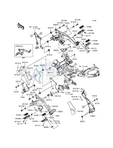 ER-6F_ABS EX650FEF XX (EU ME A(FRICA) drawing Footrests