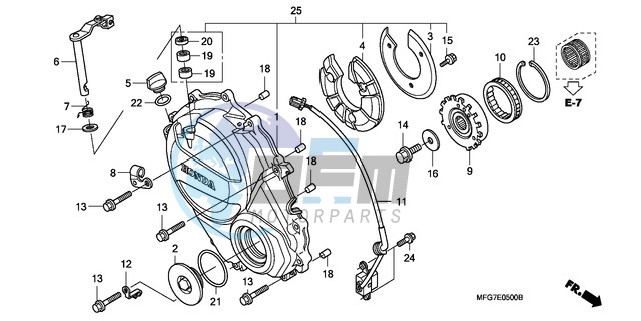 RIGHT CRANKCASE COVER