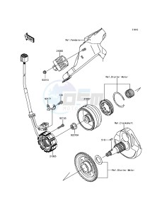 KLX450R KLX450AHF EU drawing Generator