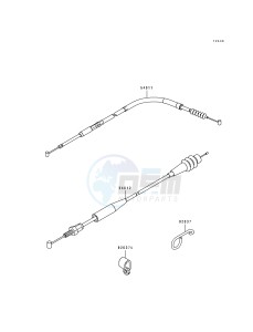 KX 250 J [KX250] (J1) [KX250] drawing CABLE