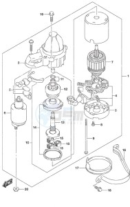 DF 20A drawing Starting Motor