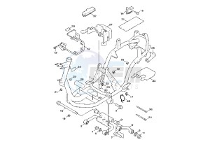 NXC CYGNUS X 125 drawing FRAME