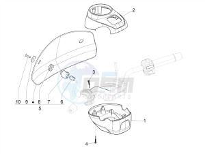 GTV 300 HPE SEI GIORNI IE E4 ABS (APAC) drawing Handlebars coverages