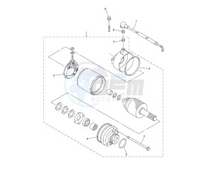 YZF R6 50TH 600 drawing STARTING MOTOR