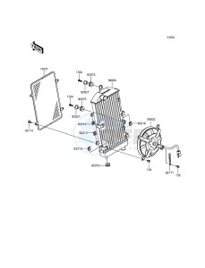 VULCAN 900 CLASSIC VN900BGFA GB XX (EU ME A(FRICA) drawing Radiator