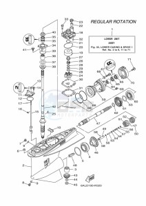 F225XA-2018 drawing PROPELLER-HOUSING-AND-TRANSMISSION-1