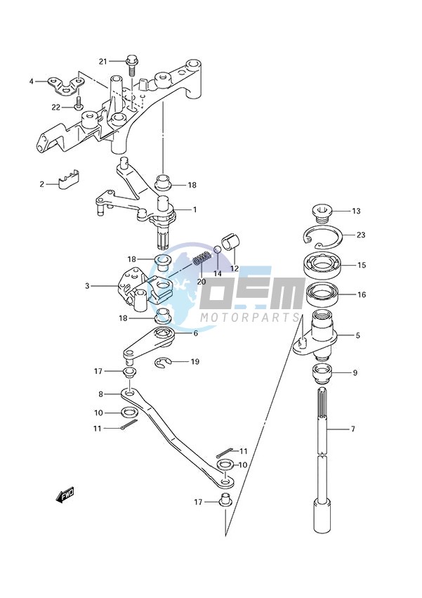 Clutch Shaft (DF 250S)