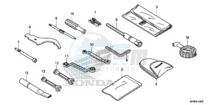 CB1000RE CB1000R E drawing TOOL