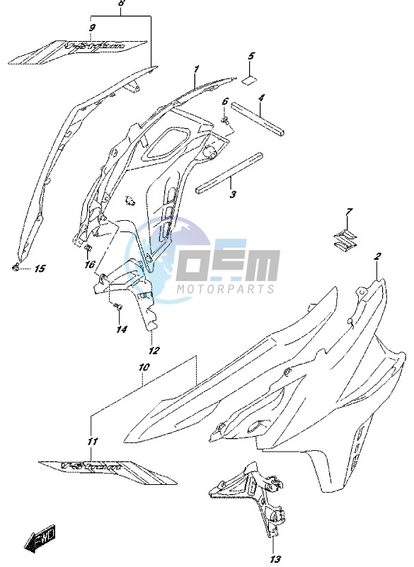 SIDE COWLING (DL650XAL7 E21)