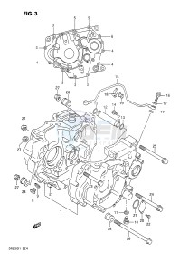 DR250 (E24) drawing CRANKCASE