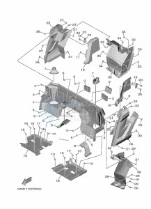 YXE1000EWS YX10ERPSN (B4MD) drawing SIDE COVER 2