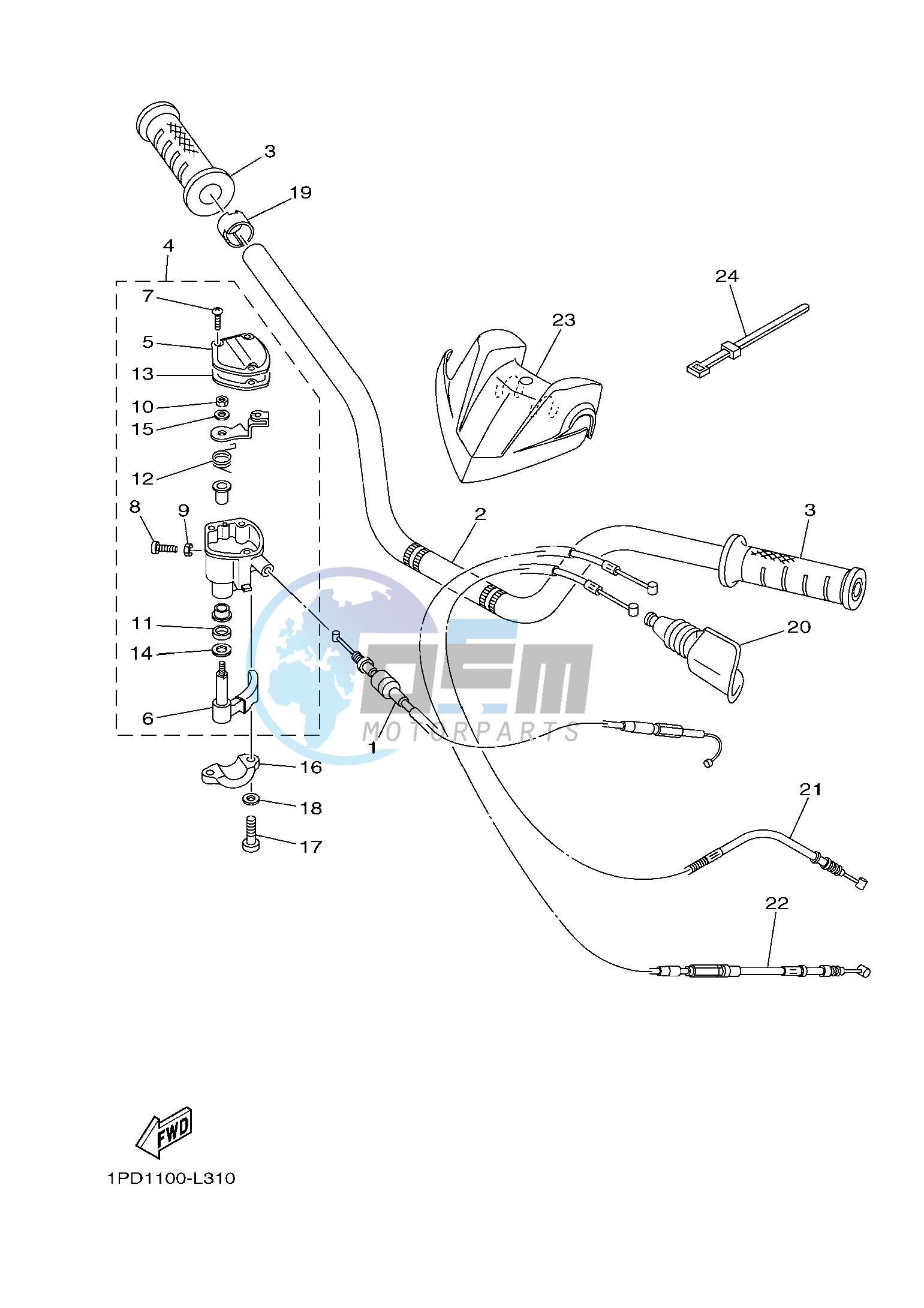 STEERING HANDLE & CABLE