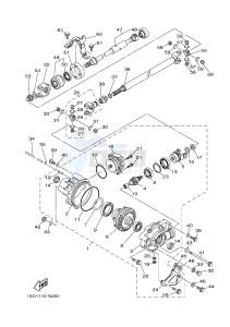 YXM700E YXM70VPXJ VIKING EPS (B5F3) drawing FRONT DIFFERENTIAL