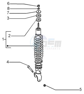 Liberty 50 2t RST drawing Rear Damper