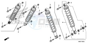 TRX680FAF TRX680 Europe Direct - (ED) drawing FRONT CUSHION