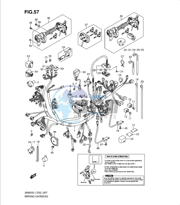 WIRING HARNESS (AN650AL1 E2)