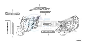 SH125ASE SH125AS UK - (E) drawing MARK