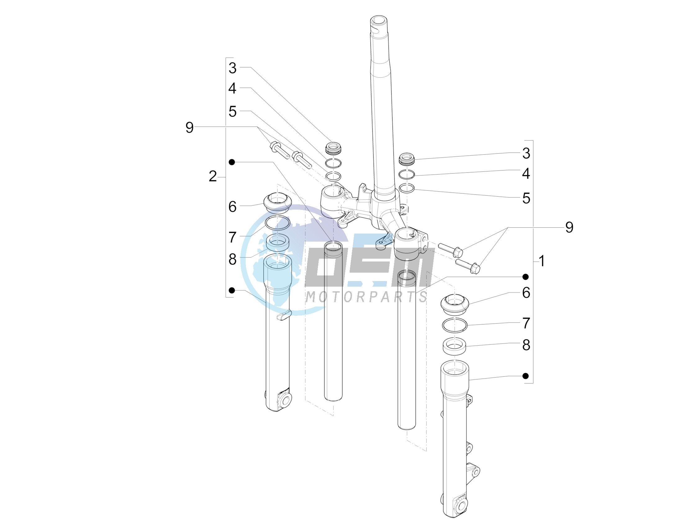 Fork's components (Wuxi Top)