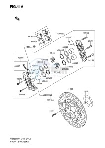 VZ1600 (E19) drawing FRONT BRAKE(K5)