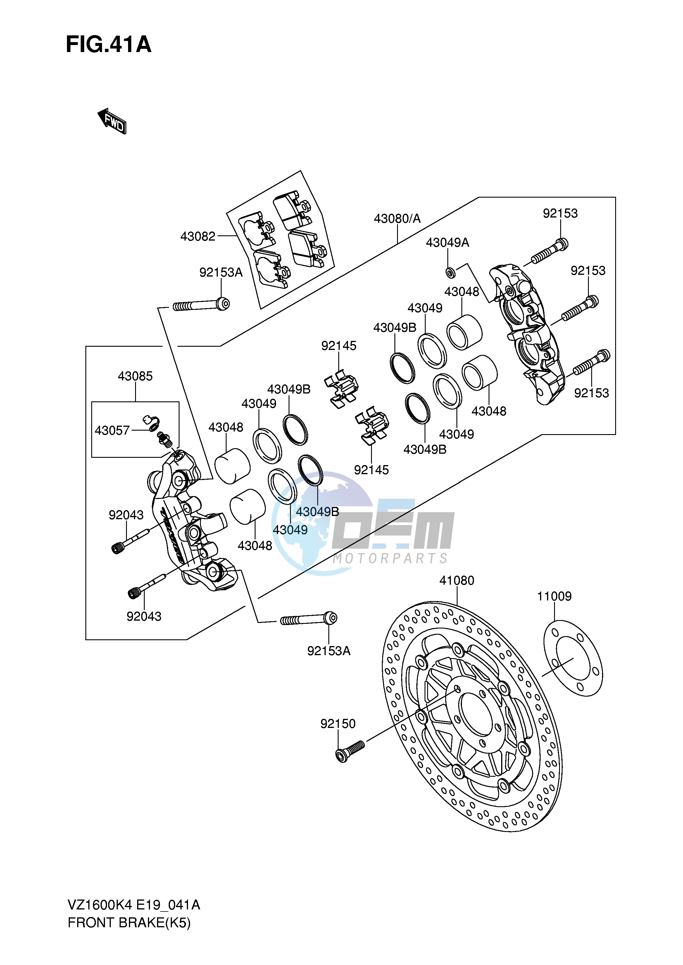 FRONT BRAKE(K5)