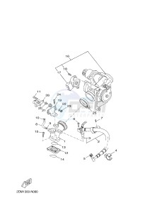 YPR125RA XMAX 125 ABS EVOLIS 125 ABS (2DMC 2DMC) drawing INTAKE