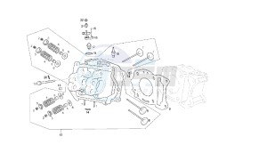 RAMBLA-250 2VER - 125 CC VTRA1B E3 2VER drawing CYLINDER HEAD