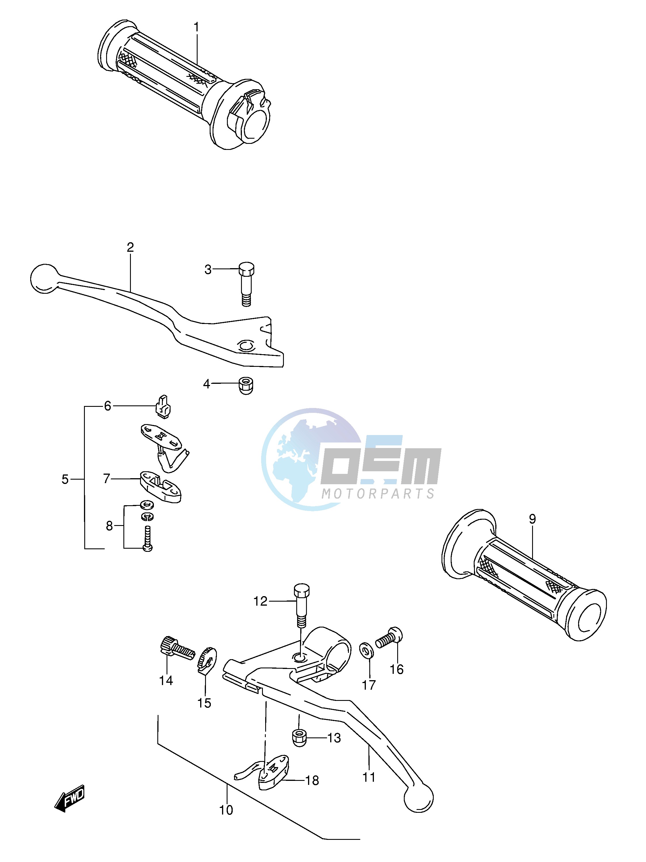 HANDLE LEVER (MODEL J)