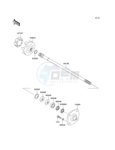 JT 1500 A [STX-15F] (A6F-A9F) A7F drawing DRIVE SHAFT