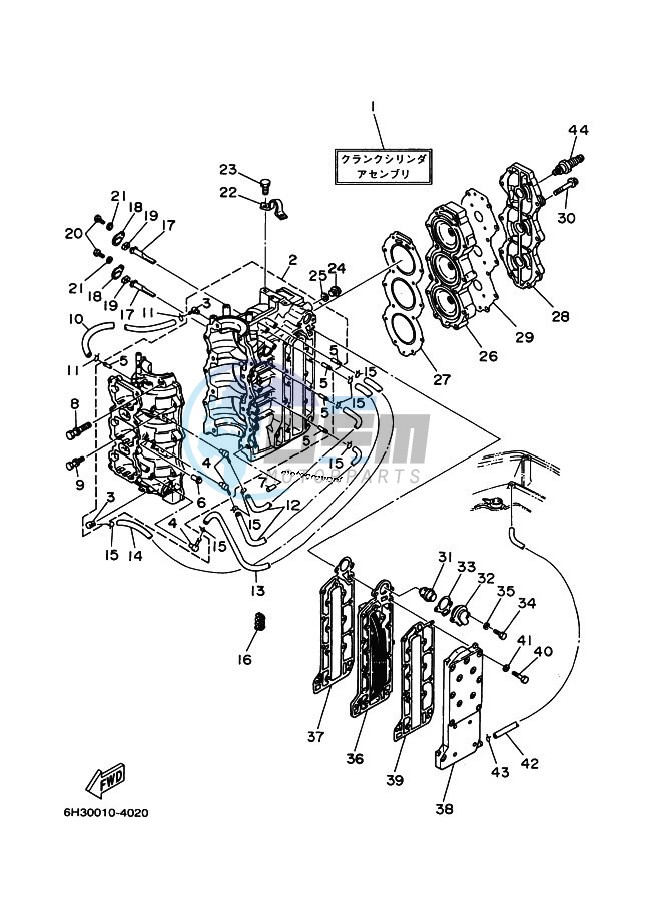 CYLINDER--CRANKCASE