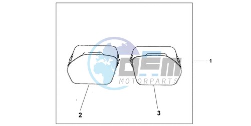 PANNIER INNER BAG SET