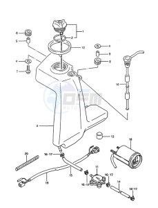 DT 75 drawing Oil Tank (1988 to 1994)