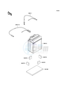 KVF360 KVF360-B3 EU drawing Optional Parts(Battery)