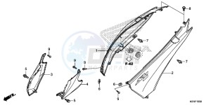 SH125ASE SH125AS UK - (E) drawing BODY COVER