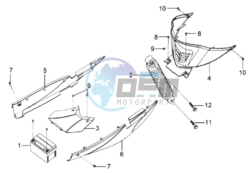 REAR SUSPENSION - COWLING