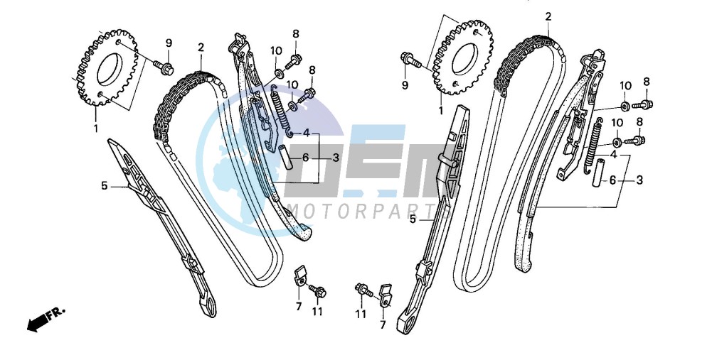 CAM CHAIN/TENSIONER