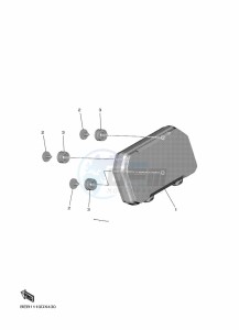 YZF690 YZF-R7 (BEBG) drawing METER