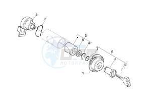 LX 50 4T-4V Touring drawing Locks