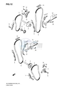 VLR1800 (E3-E28) drawing CAM CHAIN