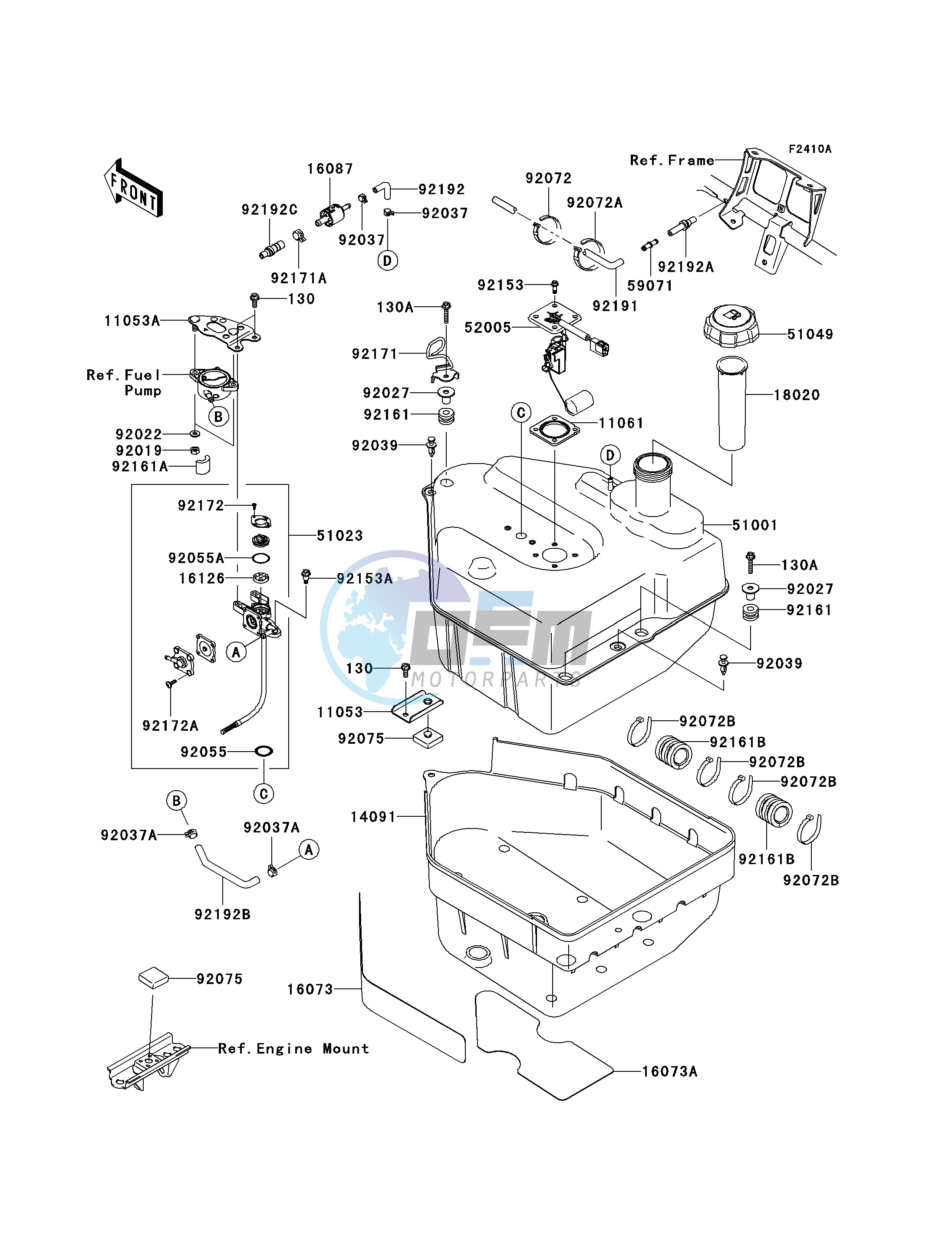 FUEL TANK -- B7F_B7FA- -