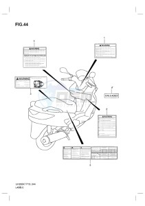 UH200 BURGMAN EU drawing LABEL