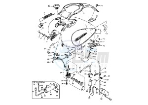 XVZ ROYAL STAR 1300 drawing FUEL TANK