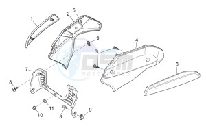 Breva 1200 drawing Front body - Duct