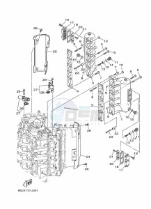 F300AETX drawing CYLINDER-AND-CRANKCASE-3