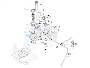 GTS 300 HPE 4T-4V IE ABS E4 (EMEA) drawing Fuel tank