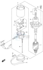 DF 30A drawing Starting Motor Non-Remote Control